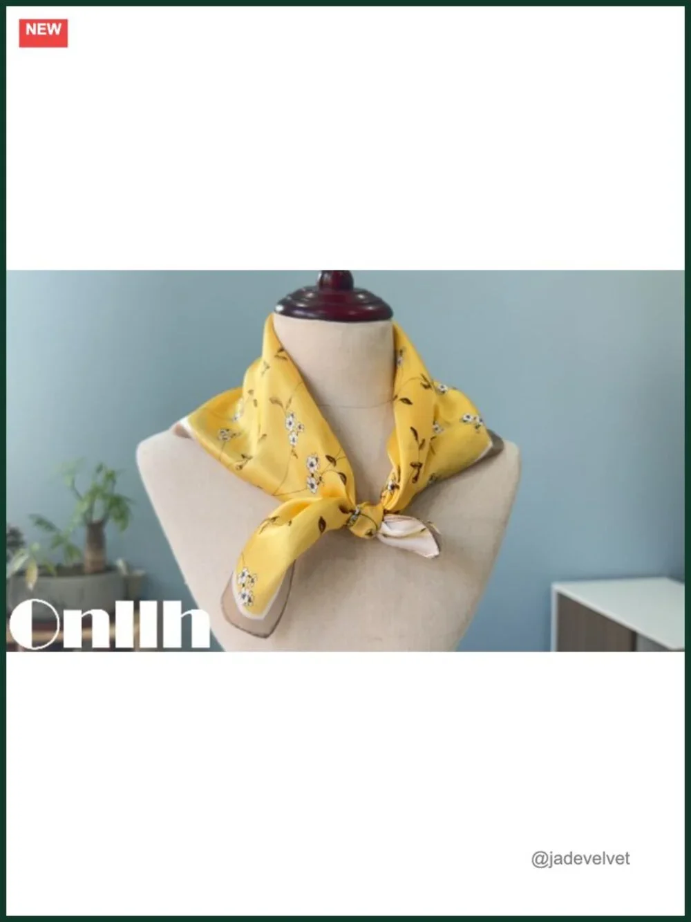 100% Mulberry Silk Square Scarf Women Lightweight Neckerchief Head Wrap 21